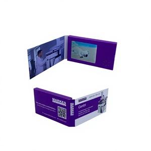 Brochures vidéo MP4 et cartes de vœux personnalisées de 2,4 à 10,1 pouces pour les entreprises - Promouvoir les produits/services avec des vidéos haute résolution - Product Image 4