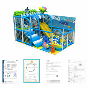 Parque Infantil Interior con Temática Oceánica Personalizada, Equipo de Juego Suave para Niños, Parque de Atracciones Comercial con Piscina de Pelotas y Tobogán, OEM/ODM - Product Image 4