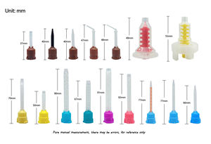 50 في الكوع مزيج طرف الأسنان علاج مزدوج فوهة الغراء خلاط الأسنان سيليكون المطاط نصائح - Product Image 2