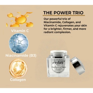 ครีมบำรุงผิวหน้าและผิวกาย โกลด์ เพิร์ล คอลลาเจน กลีเซอรีน 30 กรัม ไนอะซินาไมด์ ช่<span class=keywords><strong>ว</strong></span>ยให้ผิ<span class=keywords><strong>ว</strong></span>ขา<span class=keywords><strong>ว</strong></span>กระจ่างใส ไม่มีผลข้างเคียง เหมาะสำหรับผิวคล้ำ - Product Image 6