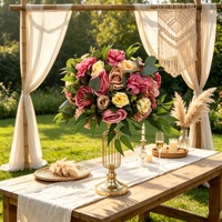 Meistverkaufte Beliebte Hochzeits-Blumenarrangements Blumenball Hochzeits-Blumendekoration Rosa Künstliche Blumenkugel