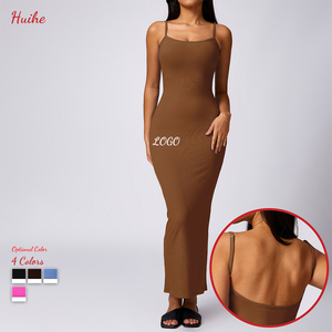 HUIHE all'ingrosso donna senza maniche abito <span class=keywords><strong>Sexy</strong></span> elegante da sera abiti <span class=keywords><strong>Casual</strong></span> <span class=keywords><strong>abbigliamento</strong></span> <span class=keywords><strong>Casual</strong></span> - Product Image 1