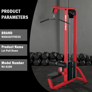 Macchina per Lat Pulldown e Low Row con Caricamento a Pesi, per Palestra e Fitness, per Esercizi di Braccia e <span class=keywords><strong>Schiena</strong></span> - Product Image 4