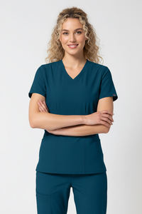 Ensemble d'uniformes médicaux mat multicolores personnalisables en tissu haut de gamme pour hôpitaux, cliniques dentaires et infirmières - Product Image 2