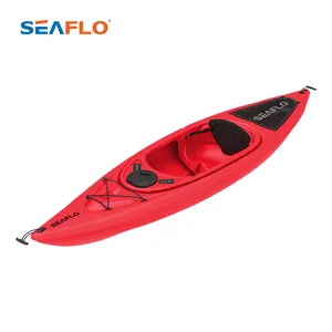 SEAFLO OEM ODM Label Color 10ft Kayak Canoe Boat Plastic Rowing Boat Model With Paddle Fishing Rod Holder Optional