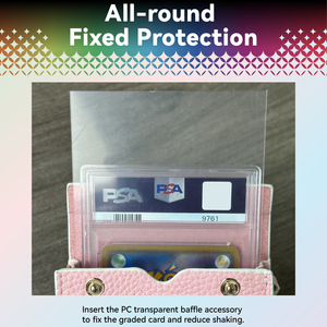Étui de protection fixe tout autour Étui de protection transparent Baffle Long Strap & Hook <span class=keywords><strong>Pokémon</strong></span> Graded Card Protective Sleeve - Product Image 5