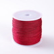 Cordon de macramé en satin tressé à la main de 0,8 mm, 100 % nylon, écologique, 110 yards, nœud chinois, fournitures de fabrication de bijoux DIY pour sacs