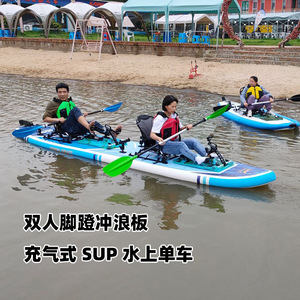 Kayak inflable LCO-Sport de 500x90x15 cm, bote de pesca en tándem con asiento y tabla de paddleboard para deportes acuáticos - Product Image 5