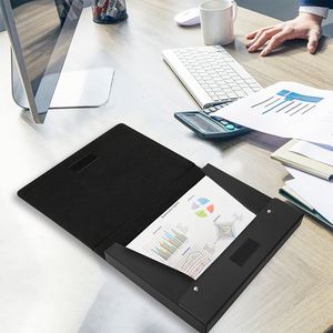 CUSTOM Leather Silicone Office Organizer A4 Document Box Case Fireproof Fiberglass Folder Storage File <b>Boxes</b> <b>Filing</b> Products - Product Image 4