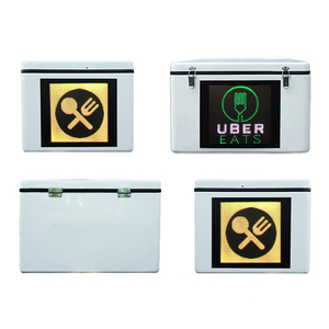 <b>High</b> Quality Motorcycle Heavy Duty Keep Hot And Cold Motorcycle Delivery Food Box <b>Led</b> Advertising With 4G Gps Locator Tracker - Product Image 1