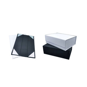 Scatola Regalo Magnetica Pieghevole Quadrata Bianca in Carta per <span class=keywords><strong>Scarpe</strong></span>, Vendita all'Ingrosso - Product Image 1