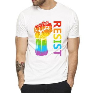 Venta al por mayor 30 diseños de moda sublimación LGBT bandera Arco Iris camiseta amor pareja lesbiana diseño <span class=keywords><strong>Gay</strong></span> orgullo camiseta para hombres - Product Image 4