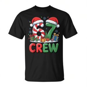 Camiseta navideña 67 Crew para hombres, mujeres y niños, regalo navideño - Product Image 2