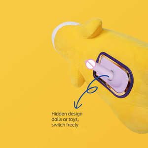 Automatischer Stoßdildo Versteckt in Plüsch-Teddybär - Mehrstufiger Vibrations-Sexspielzeug für Frauen, Diskretes Masturbations-<span class=keywords><strong>Tool</strong></span> - Product Image 2