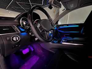 SJC 64 Color Galaxy Style Car Ambient Light pour <span class=keywords><strong>Mercedes</strong></span> Benz GLE/GLS/<span class=keywords><strong>GL</strong></span>/ML W166 X166 LHD, éclairage LED intérieur, barre lumineuse 12v, éclairage automobile - Product Image 3
