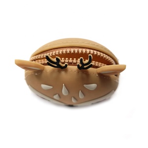 3D 사용자 정의 귀여운 만화 어떤 동물 모양의 펜 케이스 지퍼 가방 어린이 선물 휴대용 지갑 소녀를위한 실리콘 연필 가방 - Product Image 3