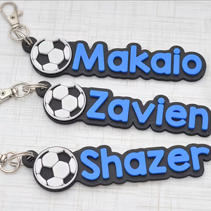 Portachiavi a Tema Calcio, Souvenir per Tifosi, Articoli per il Tifo allo Stadio Giugno 2026, Personalizzabile con il Tuo <span class=keywords><strong>Nome</strong></span> o il <span class=keywords><strong>Nome</strong></span> della Tua <span class=keywords><strong>Stella</strong></span> del Calcio Preferita - Product Image 3