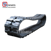 Orugas de Goma de Alta Calidad 180x72x40 230x96x35 250x96x41 300x53x80 para Miniexcavadora U10 U15 U17-3 U20 U25-3, Piezas del Tren de Rodaje