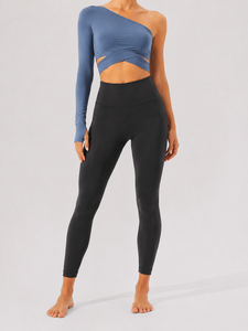 Leggings de yoga taille haute effet seconde peau, doux et mats, anti-transparence, pour femmes, personnalisables ODM/OEM, pour le fitness et la gym - Product Image 6