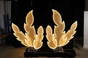 Phổ biến đám cưới trang trí sân khấu <span class=keywords><strong>Led</strong></span> Backdrop lá vòm Backdrop ánh sáng cho các sự kiện Đảng - Product Image 4