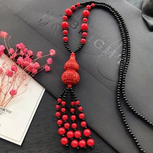 Liontin keberuntungan Guangong karang merah kalung manik-manik Buddha antik perhiasan mode liontin naga <span class=keywords><strong>Phoenix</strong></span> - Product Image 5