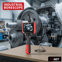 Endoscope industriel avec objectif de 3,9 mm, câble de 2 m, 360° °   Sonde articulée 720P IP67 étanche, endoscope vidéo HD portable avec lumière LED