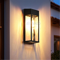 Lampe solaire moderne pour jardin, éclairage LED extérieur pour pelouse, lampes de chemin, éclairage paysager imperméable, décoration de cour, lumière au tungstène