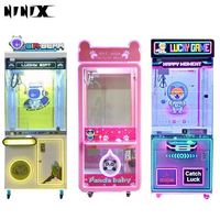 Offre Spéciale : Machine à griffes NINIX à monnayeur, jeu d'arcade, construction métallique, interface en anglais, 110/220V, garantie 12 mois, usage commercial