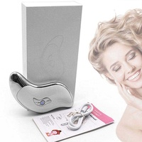 Elektrisches Augenmassagegerät Handgehaltenes Beheiztes Vibrations-Gua-Sha-Schabemassagegerät für Gesichtsstraffung ABS-Material Hochfrequenz