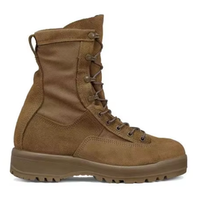 SFB17 707 Tactical <b>Hiking</b> <b>Boot</b> Men Brown High Top Outdoor Suede Construction Durable All Seasons - Product Image 1