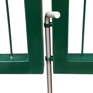 Portail de sécurité moderne en métal de 6 pieds avec <span class=keywords><strong>design</strong></span> en modélisation 3D, installation facile pour usage extérieur - Product Image 5