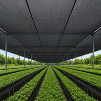 Rouleau de filet d'ombrage agricole en HDPE, résistant aux UV, maille respirante pour serre, ferme, pépinière