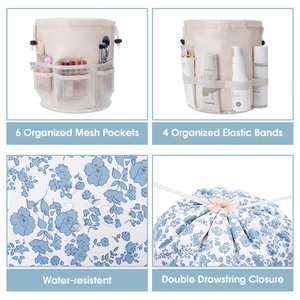 Drawstring Makeup Bag Large Cosmetic Bag Cute Make up Bags Toiletry Bag - Product Image 3