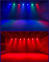 Projecteur LED PAR 54*3W 3-en-1 pour scène, éclairage RGB, mode de contrôle DMX512, vente en gros