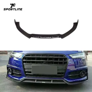 2016-2019 S6 Spoiler Depan Mobil Serat Karbon, untuk Audi S6 A6 C7 SLINE Sedan 4-Pintu