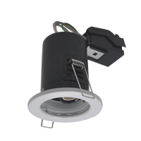 Plafonnier encastré LED blanc chaud résistant au feu, boîtier en acier pressé, GU10, IP65, étanche, lampe ignifuge pour usage commercial