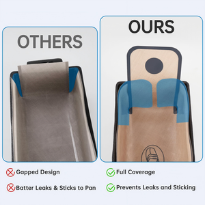 シリコン製パン型ライナー、再利用可能で焦げ付きにくいシリコン製パンスリング、9x5、9.5x5、10x5インチのパン型に適合 - Product Image 3