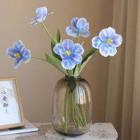 Vente en gros d'usine, fleur artificielle réaliste en soie parfumée de 63 cm, tulipe douce faite à la main, pour la maison, les mariages, la Saint-Valentin, Pâques