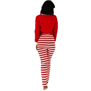 Pyjamas de Noël en tissu éponge de <span class=keywords><strong>luxe</strong></span> 2025 pour toute la famille : Enfants, bébés filles, femmes et adultes – Doux et confortables pour l'automne - Product Image 6