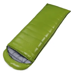 Duck Down Waterproof Camping Sleeping Bags Winter Survival 0 Degree Envelope Adult Sleeping Bag