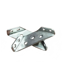 Acier inoxydable 90 °   Support d'angle ou équerre triangulaire avec vis offertes, idéal pour le renforcement des meubles et des chaises
