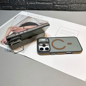 Nuove Custodie per <span class=keywords><strong>iPhone</strong></span> 17 16 15 14 Pro Max <span class=keywords><strong>con</strong></span> Cornice Magnetica in Metallo per <span class=keywords><strong>Fotocamera</strong></span>, <span class=keywords><strong>Cover</strong></span> Trasparenti <span class=keywords><strong>con</strong></span> Retro Satinato - Product Image 4