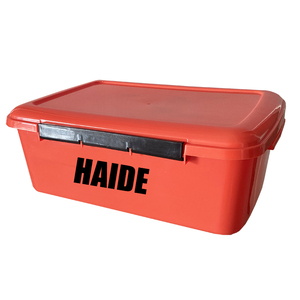Plastic Storage Bin Tote Organizer with Durable and Secure Latching Lid
