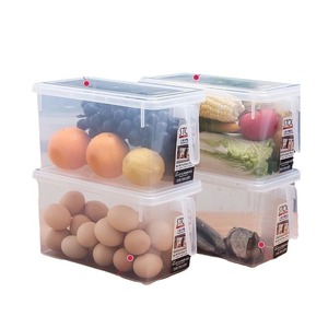 Boîte de rangement pour réfrigérateur, boîte de conservation des fruits et légumes, organisateur de réfrigérateur, grande capacité pour fruits et légumes de cuisine - Product Image 5