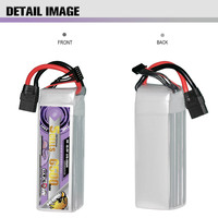 CODDAR RC LiPo Batterie 5S 6500MAH 18.5V 120C XT60 FPV Drone EDF Jets Camion Avion Hélicoptère MultiCopter Bateau RC Hobby