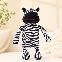 Jouet en peluche pour chien, animaux mignons, lion, zèbre, double son couineur et froissé, jouet interactif à tirer et à mâcher pour animaux de compagnie