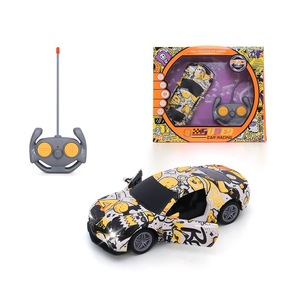 Bốn cách thể thao xe mô phỏng xe con điều khiển từ xa graffiti mô hình đua xe đồ chơi các loại cho trẻ em - Product Image 1