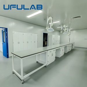 Banc de laboratoire dentaire de conception industrielle UFU avec support à réactifs et table physicochimique pour l'école et l'hôpital - Product Image 6