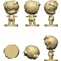 Figurine de mode en PVC personnalisée, jouet artistique, personnage de dessin animé mignon en plastique, statue 3D personnalisée, figurine articulée
