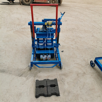 Machine manuelle compacte de fabrication de blocs de béton et de briques (2-45 pièces) pour la production d'œufs de béton, à vendre en Ouganda